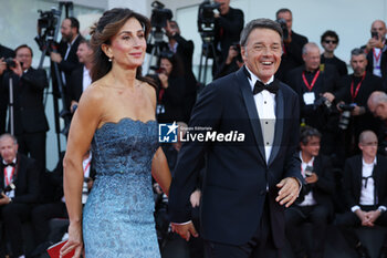 2023-08-30 - Matteo Renzi and Agnese Renzi attend the opening red carpet at the 80th Venice International Film Festival at on August 30, 2023 in Venice, Italy. ©Photo: Cinzia Camela. - OPENING RED CARPET - 80° VENICE INTERNATIONAL FILM FESTIVAL - NEWS - VIP