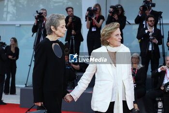 2023-08-30 - Charlotte Rampling and Director Liliana Cavani attend the opening red carpet at the 80th Venice International Film Festival on August 30, 2023 in Venice, Italy. ©Photo: Cinzia Camela. - OPENING RED CARPET - 80° VENICE INTERNATIONAL FILM FESTIVAL - NEWS - VIP