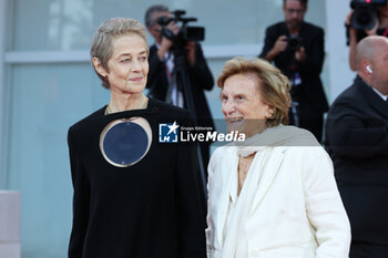 2023-08-30 - Charlotte Rampling and Director Liliana Cavani attend the opening red carpet at the 80th Venice International Film Festival on August 30, 2023 in Venice, Italy. ©Photo: Cinzia Camela. - OPENING RED CARPET - 80° VENICE INTERNATIONAL FILM FESTIVAL - NEWS - VIP