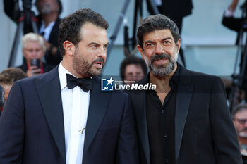 2023-08-30 - Edoardo De Angelis and Pierfrancesco Favino attend the opening red carpet at the 80th Venice International Film Festival at on August 30, 2023 in Venice, Italy.©Photo: Cinzia Camela. - OPENING RED CARPET - 80° VENICE INTERNATIONAL FILM FESTIVAL - NEWS - VIP