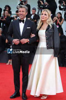 2023-08-31 - Patrick Dempsey and Jillian Fink attend a red carpet for the movie 