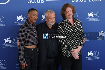 2023-08-31 - Jonica T. Gibbs, Luc Besson and Caleb Landry Jones attend a photocall for the movie 