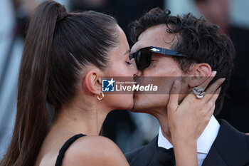 2023-09-01 - Gabrielle Caunesil and Riccardo Pozzoli (kiss) attend a red carpet for the movie 