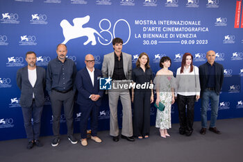 2023-09-04 - Guest, guest, Youree Henley, Jacob Elordi, Sofia Coppola, Cailee Spaeny, Priscilla Presley, Lorenzo Mieli and guest attend a photocall for the movie 