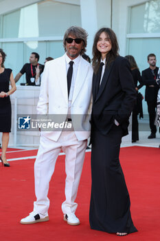 2023-09-04 - Pierpaolo Piccioli and Kasia Smutniak attend a red carpet for the movie 