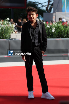 2023-09-06 - A guest attends a red carpet for the movie 