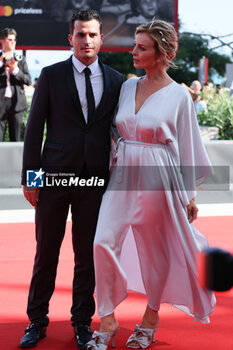 2023-09-06 - Violante Placido (R) and guest attend a red carpet for the movie 