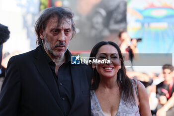 2023-09-06 - Elena Labate and Massimo Ceccherini attend a red carpet for the movie 