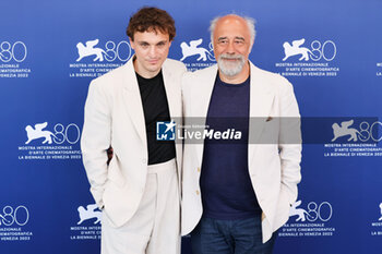 2023-09-07 - Franz Rogowski and Giorgio Diritti attend a photocall for the movie 