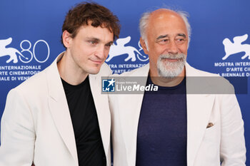 2023-09-07 - Franz Rogowski and Giorgio Diritti attend a photocall for the movie 