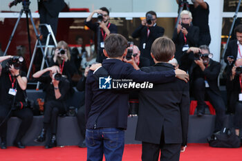 2023-09-07 - Leonardo Maria Moranzoni and Alessandro Zappella attend a red carpet for the movie 