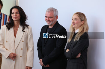 2023-09-08 - Marie Drucker, Stephane Brize and Alba Rohrwacher attend a photocall for the movie 