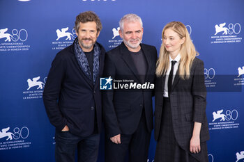 2023-09-08 - Guillaume Canet, Stephane Brize and Alba Rohrwacher attend a photocall for the movie 