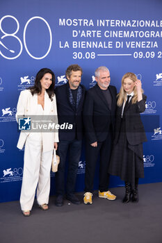 2023-09-08 - Marie Drucker, Guillaume Canet, Stephane Brize and Alba Rohrwacher attend a photocall for the movie 