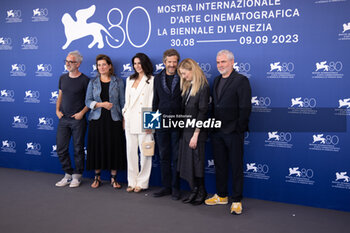 2023-09-08 - Vincent Delerm, Sidonie Dumas, Marie Drucker, Guillaume Canet, Alba Rohrwacher and Stephane Brize attend a photocall for the movie 