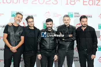 2023-10-19 - Mokadelic band attends the photocall of the movie “Who To Love” during the 18th Rome Film Festival at Auditorium Parco Della Musica on October 19, 2023 in Rome, Italy. - PHOTOCALL OF THE MOVIE “WHO TO LOVE” 18TH ROME FILM FESTIVAL AT AUDITORIUM PARCO DELLA MUSICA - NEWS - VIP