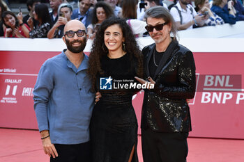 2023-10-20 - Giorgio Testi, Verdiana Vitti and Rodrigo D’Erasmo attend a red carpet for the movie 