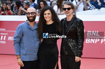 2023-10-20 - Giorgio Testi, Verdiana Vitti and Rodrigo D’Erasmo attend a red carpet for the movie 