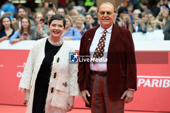 Red carpet Isabella Rossellini and Renzo Arbore 18th Rome Film Festival  - NEWS - VIP
