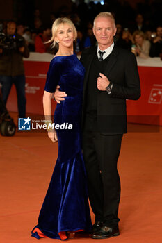 2023-10-23 - Trudie Styler and Sting attends a red carpet for the movie “Posso Entrare? An Ode To Naples” during the 18th Rome Film Festival at Auditorium Parco Della Musica on October 23, 2023 in Rome, Italy. - RED CARPET OF THE MOVIE “POSSO ENTRARE? AN ODE TO NAPLES” 18TH ROME FILM FESTIVAL - NEWS - VIP