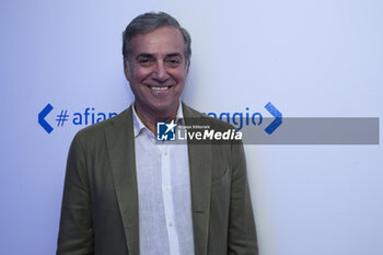 2023-11-21 - Massimo Ghini during the Photocall of the VI edition of the #afiancodelcoraggio literary award, promoted by Roche, which sees the short 
