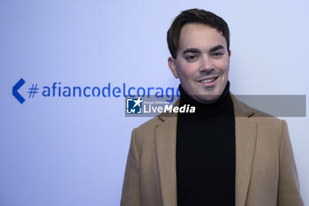 2023-11-21 - Daniele Barbiero director of “Soldatini”, during the Photocall of the VI edition of the #afiancodelcoraggio literary award, promoted by Roche, which sees the short 