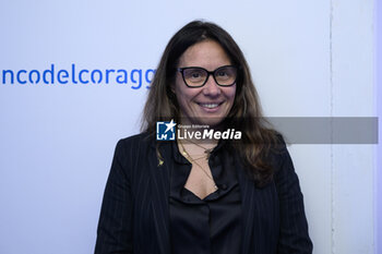 2023-11-21 - Alessandra Locatelli, Minister for Disabilities, during the Photocall of the VI edition of the #afiancodelcoraggio literary award, promoted by Roche, which sees the short 