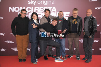 2023-11-27 - the cast with the directors - PHOTOCALL OF THE SKY SERIES 