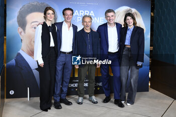 2023-12-05 - Maria Chiara Giannetta, Salvo Ficarra, Giovanni Storti, Valentino Picone and Barbara Ronchi during the Photocall of the movie 
