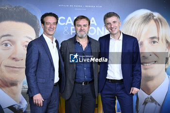2023-12-05 - Salvo Ficarra, Francesco Amato and Valentino Picone during the Photocall of the movie 