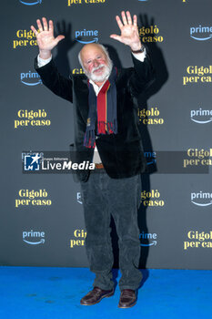 2023-12-12 - The Italian actor Marco Messeri during the photocall for the presentation of the Italian series on Amazon Prime Video, 