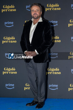 2023-12-12 - The Italian actor Christian De Sica during the photocall for the presentation of the Italian series on Amazon Prime Video, 