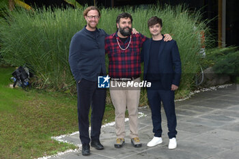 2023-12-15 - Matteo Oleotto, Jan Maria Michelini and Nicola Abbatangelo - PHOTOCALL OF THE RAI SERIES 