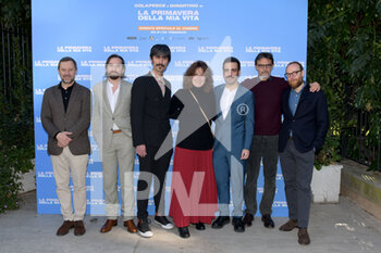2023-02-15 - Colapesce e Dimartino with the director, producers and screenwriter - PHOTOCALL OF 