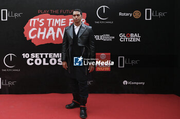 2023-09-10 - Mahmood during the Red Carper of Time fo Change at Colosseo, 10 September 2023, Rome, Italy. - RED CARPET TIME FOR CHANGE - REPORTAGE - VIP
