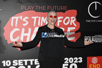 2023-09-10 - Annie Lennox during the Red Carper of Time fo Change at Colosseo, 10 September 2023, Rome, Italy. - RED CARPET TIME FOR CHANGE - REPORTAGE - VIP