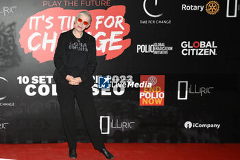 2023-09-10 - Annie Lennox during the Red Carper of Time fo Change at Colosseo, 10 September 2023, Rome, Italy. - RED CARPET TIME FOR CHANGE - REPORTAGE - VIP