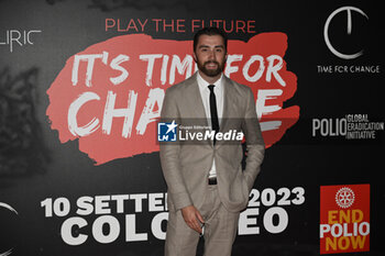2023-09-10 - Marco Carrara during the Red Carper of Time fo Change at Colosseo, 10 September 2023, Rome, Italy. - RED CARPET TIME FOR CHANGE - REPORTAGE - VIP