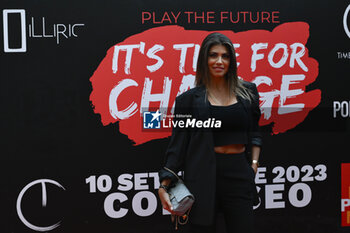 2023-09-10 - Flora Canto during the Red Carper of Time fo Change at Colosseo, 10 September 2023, Rome, Italy. - RED CARPET TIME FOR CHANGE - REPORTAGE - VIP