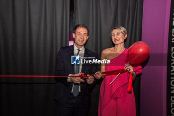 2024-02-13 - LOVE – The Immersive Exhibition whit the mayor of Sesto San Giovanni Roberto di Stefano and the pr manager Lara Martinetto - OPENING 