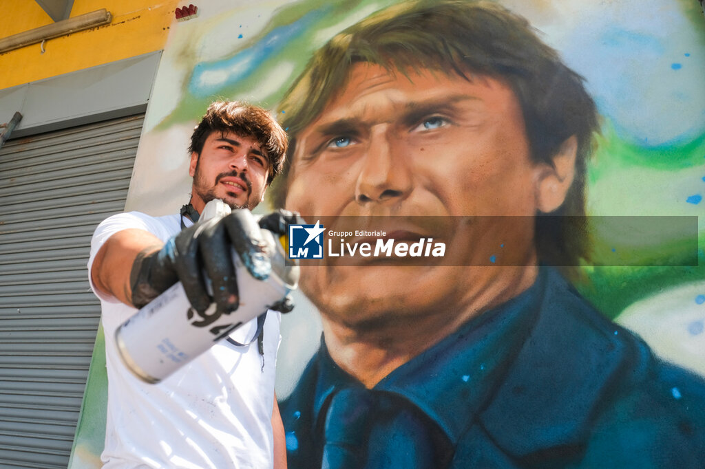 Antonio Conte Mural in Napoli - NEWS - ART