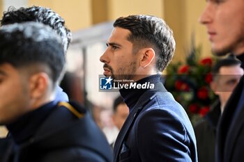 2024-01-24 - Edoardo Goldaniga of Cagliari Calcio - GIGI RIVA'S FUNERAL - NEWS - CHRONICLE