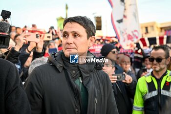 2024-01-24 - Mauro Riva, Figlio di Gigi Riva emotion - GIGI RIVA'S FUNERAL - NEWS - CHRONICLE
