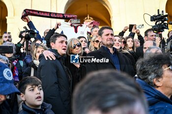 2024-01-24 - Nicola e Mauro Riva, Figli di Gigi Riva, Emotion - GIGI RIVA'S FUNERAL - NEWS - CHRONICLE