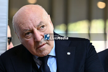 2024-03-20 - Inter - FC Internazionale CEO's Giuseppe Marotta at the chapel of rest of ACF Fiorentina's General Director Joe Barone - CHAPEL OF REST OF ACF FIORENTINA'S GENERAL DIRECTOR JOE BARONE - NEWS - CHRONICLE