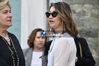 2024-04-15 - The daughter Cristiana Cavalli attends the funeral ceremony - FUNERAL OF ROBERTO CAVALLI - NEWS - CHRONICLE