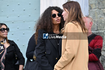 2024-04-15 - Afef Jnifen attends the funeral ceremony - FUNERAL OF ROBERTO CAVALLI - NEWS - CHRONICLE