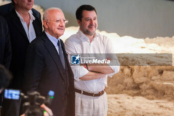 Institutional visit by Transport Minister Matteo Salvini to the new maritime station at Molo Beverello - NEWS - CHRONICLE