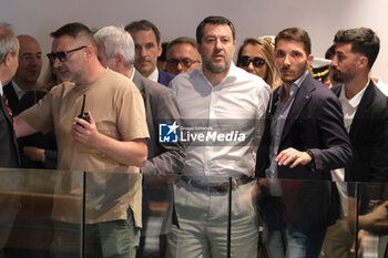 2024-05-27 - Deputy Prime Minister and Minister of Infrastructure and Transport,Matteo Salvini visiting the new Naples maritime station at the Beverello pier - INSTITUTIONAL VISIT BY TRANSPORT MINISTER MATTEO SALVINI TO THE NEW MARITIME STATION AT MOLO BEVERELLO - NEWS - CHRONICLE