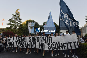 2024-06-14 - Manifestazione tifosi della S.S. Lazio contro il Presidente Claudio Lotito - MANIFESTAZIONE TIFOSI S.S. LAZIO - NEWS - CHRONICLE